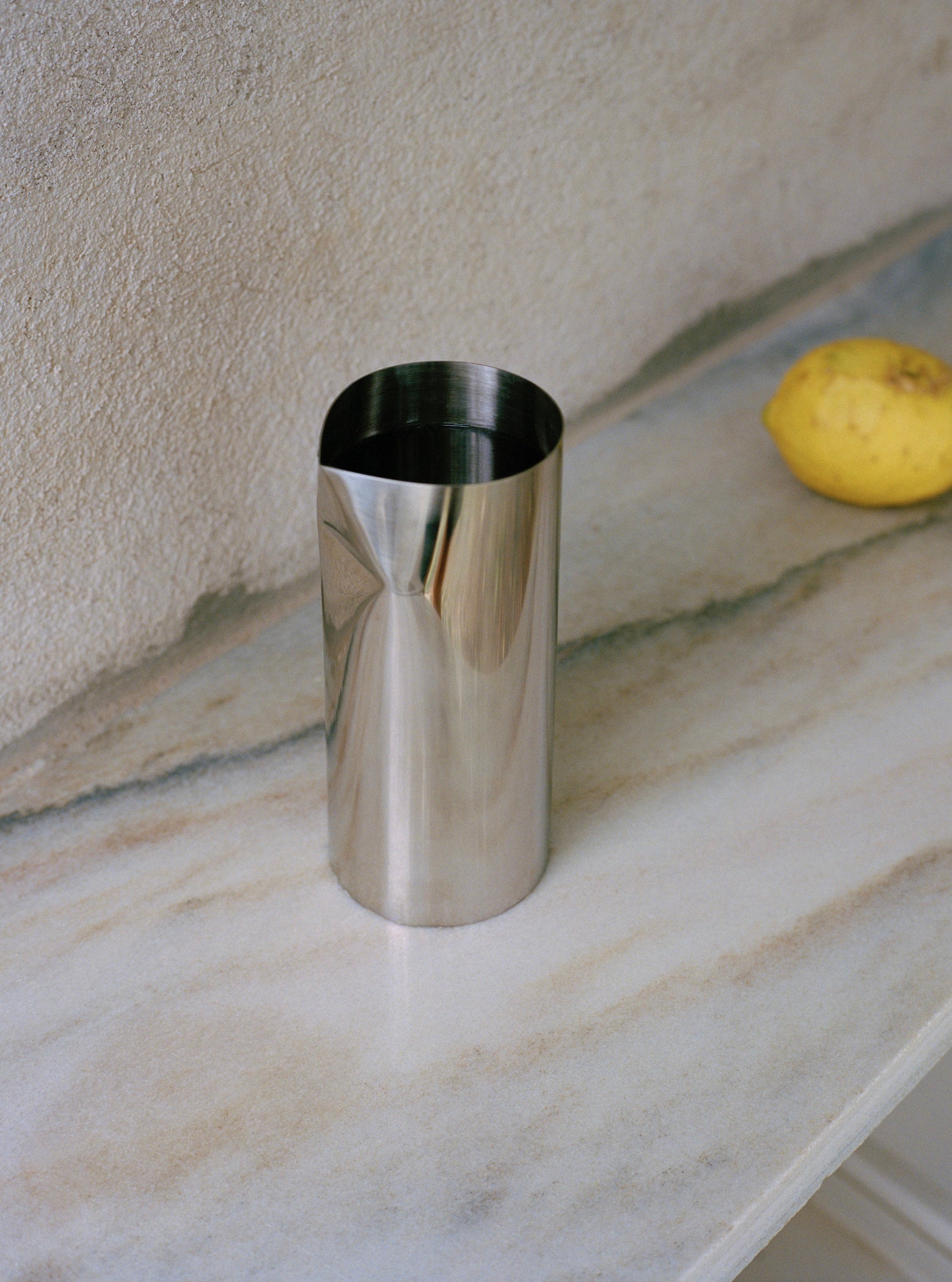 Pleat Pitcher Stainless Steel