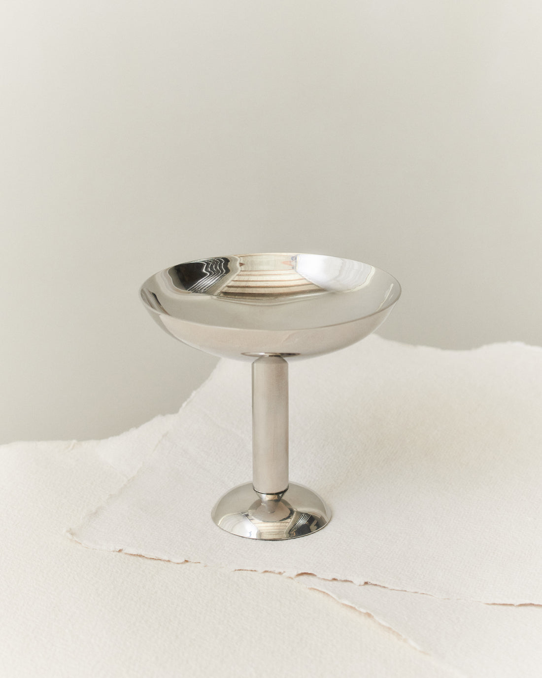 Metal Champagne Coupe Tall