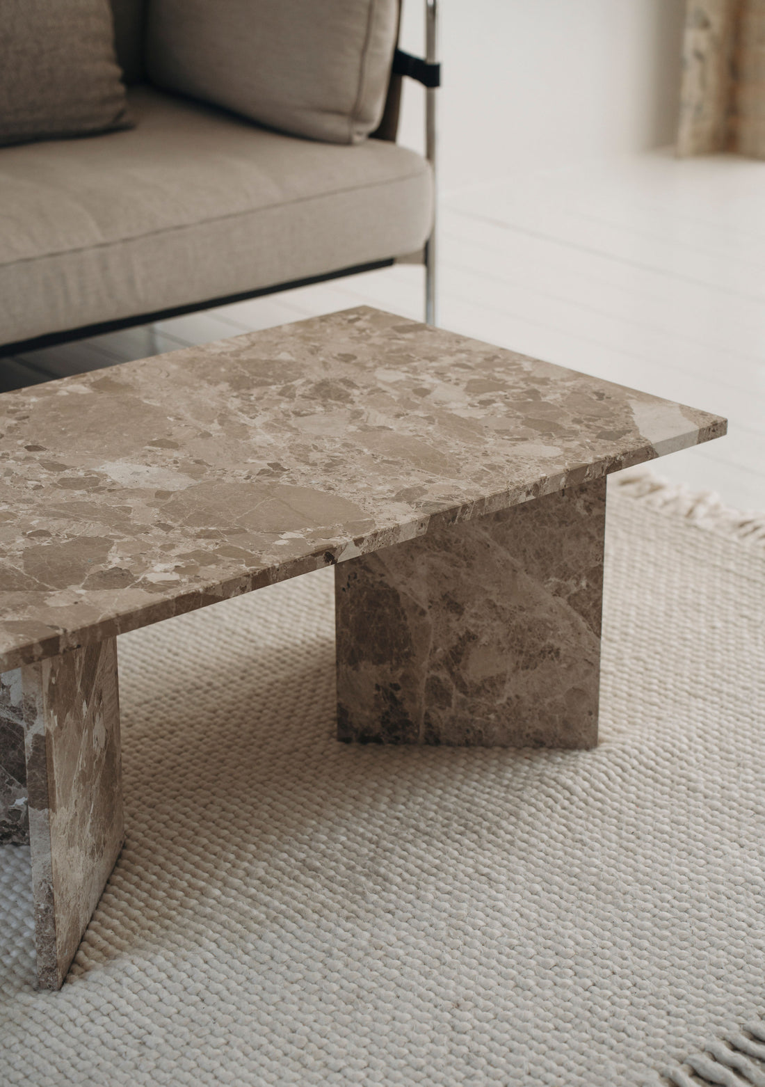 Konkylie Marrone Sofabord