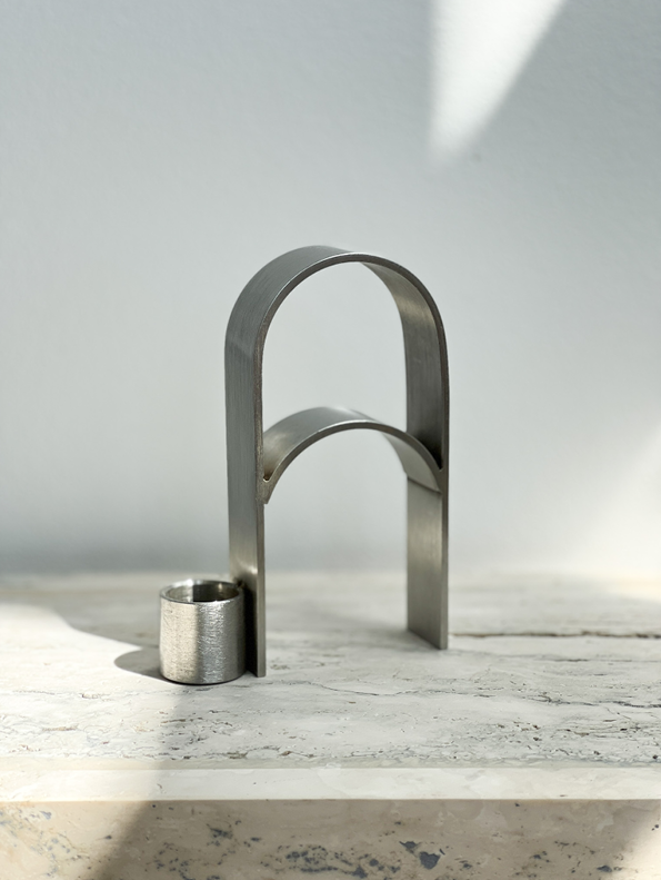 Arch Candleholder Vol 3 Stainless Steel